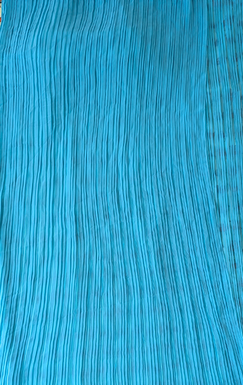 Fabric_Pleated Georgette_Sky Blue.png customizable stitchable fabric